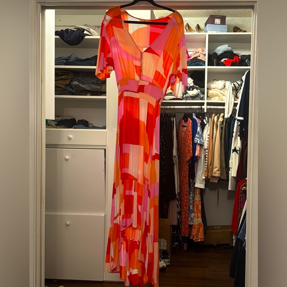 Beautiful and colorful summer dress